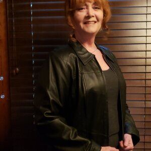 New D&Co. Black Size 16 Leather Jacket